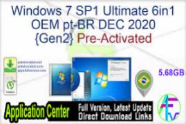 Windows 7 Pro - 10 Edition pt-BR 2020