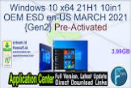 Windows 10 X64 Enterprise LTSC + N 2019 en-US MARCH 2021 {Gen2}