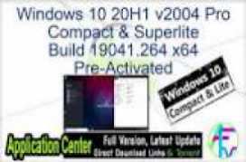 Windows 10 Pro 20H1 19041.546 Super Lite Gamer pt-BR x64
